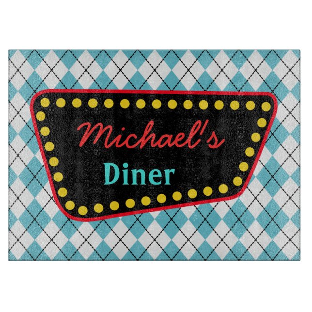 Tabla de cortar de comedor personalizada (Anverso)