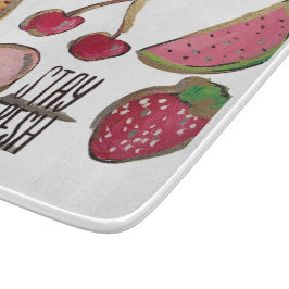 Tabla de cortar de la fruta