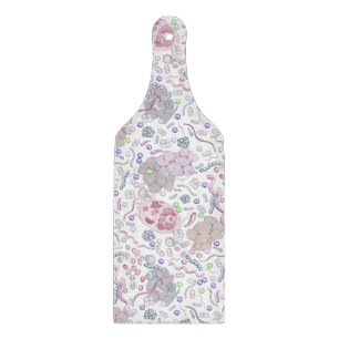 Tabla de cortar de la microbiología