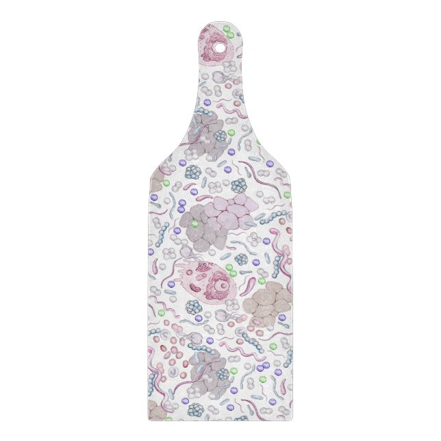 Tabla de cortar de la microbiología (Anverso)