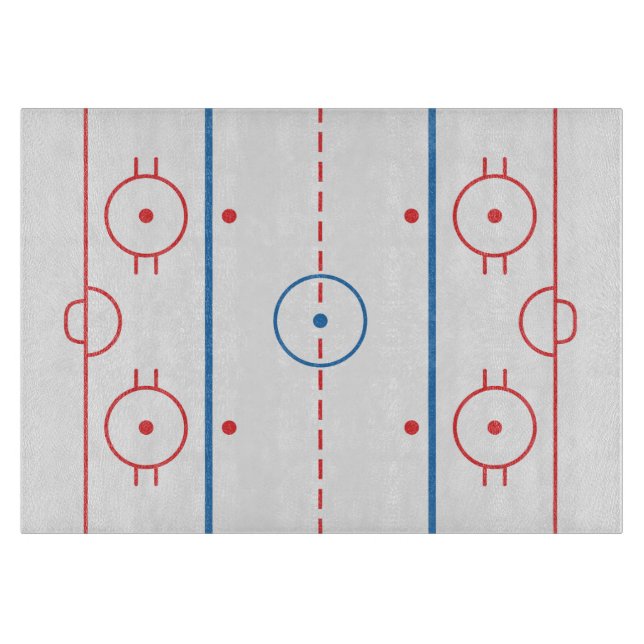 Tabla de cortar de la pista del hockey (del hielo) (Anverso)