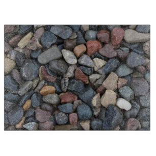 Tabla de cortar de la roca del río