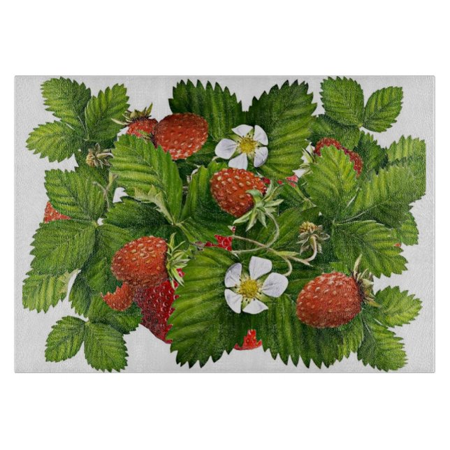 Tabla de cortar de las fresas (Anverso)