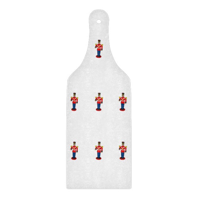 Tabla de cortar de Navidad en forma de remo (Anverso)