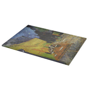 Tabla de cortar de Van Gogh de la terraza del caf