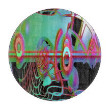 Tabla de cortar de vidrio Abstract Togetherness