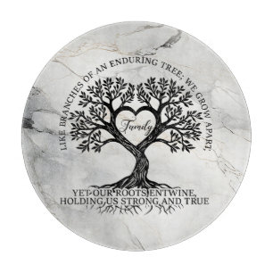Tabla de cortar de vidrio Árbol de la Vida 