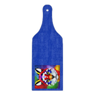 Tabla de cortar de vidrio azul de Alexander's Cat