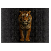 Tabla de cortar de vidrio Black 4 Luxe Noble Tiger