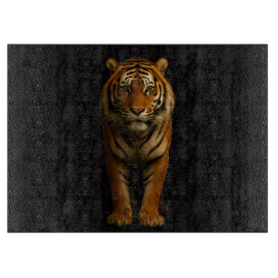 Tabla de cortar de vidrio Black 4 Luxe Noble Tiger