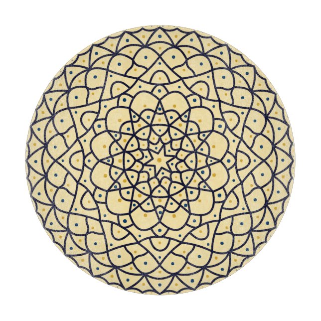 Tabla de cortar de vidrio Celestial Day (Anverso)