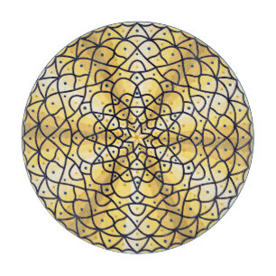 Tabla de cortar de vidrio Celestial Sun