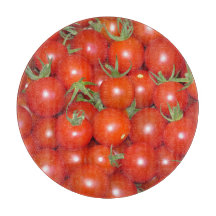 Tabla de cortar de vidrio Cosecha de Tomates Cherr