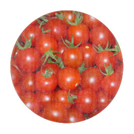 Tabla de cortar de vidrio Cosecha de Tomates Cherr