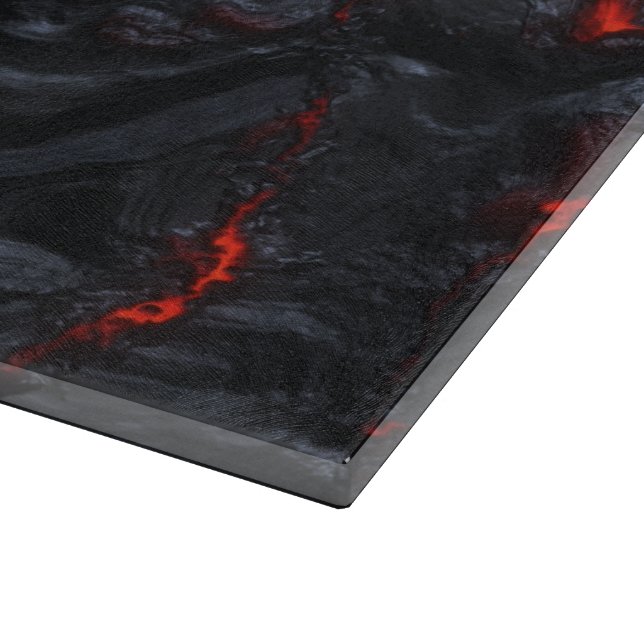 tabla de cortar de vidrio de lava (Borde)
