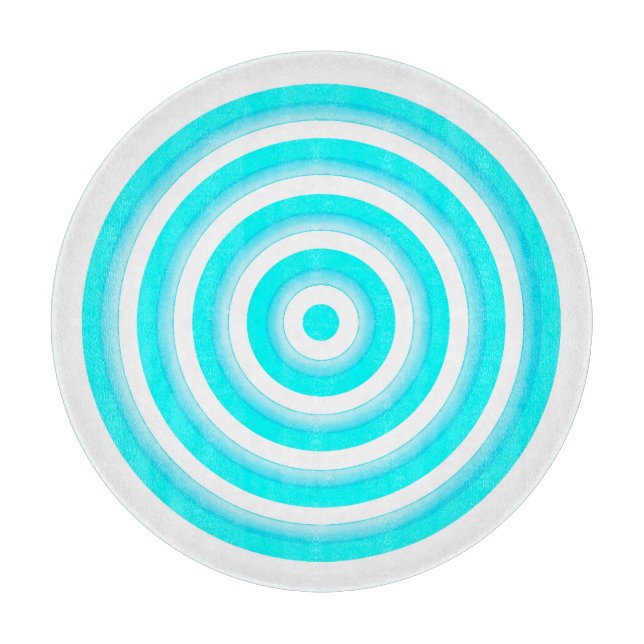 Tabla de cortar de vidrio decorativa con diseño de (Anverso)