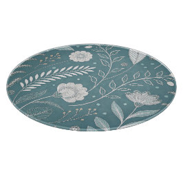 Tabla de cortar de vidrio decorativa de 12 pulgada