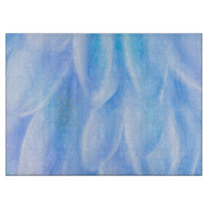 Tabla de cortar de vidrio decorativo Pétalos 15"x1