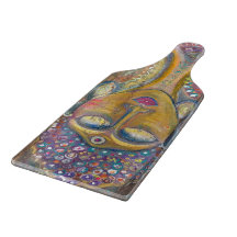 Tabla de cortar de vidrio Divine Feminine Buddha