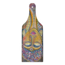 Tabla de cortar de vidrio Divine Feminine Buddha