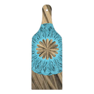 Tabla de cortar de vidrio floral