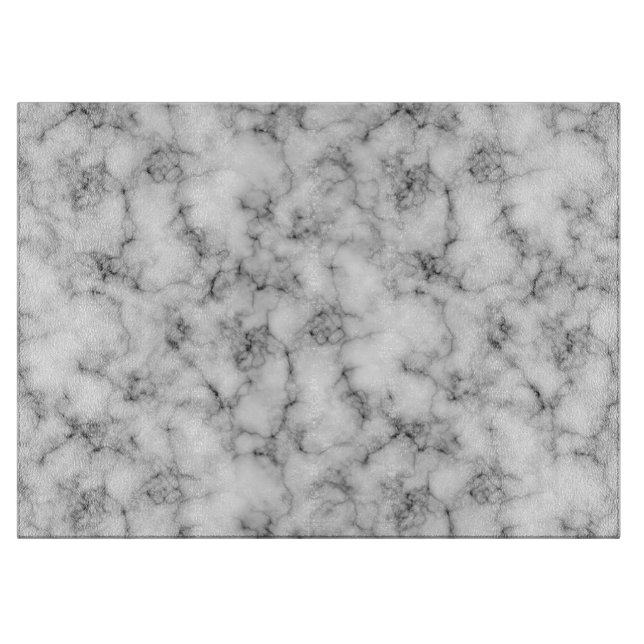 Tabla de cortar de vidrio mármol falso (Anverso)