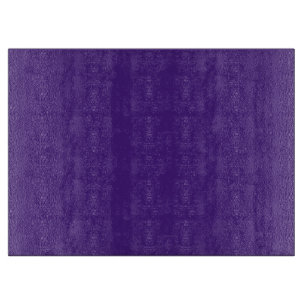 Tabla de cortar de vidrio morado monstruo