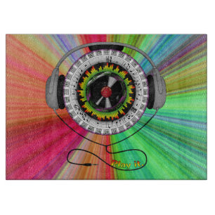 Tabla de cortar de vidrio Music of Life