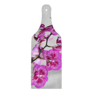 Tabla de cortar de vidrio orquídeas