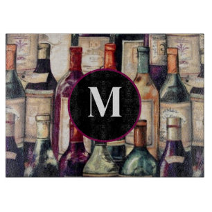 Tabla de cortar de vidrio para amantes del vino
