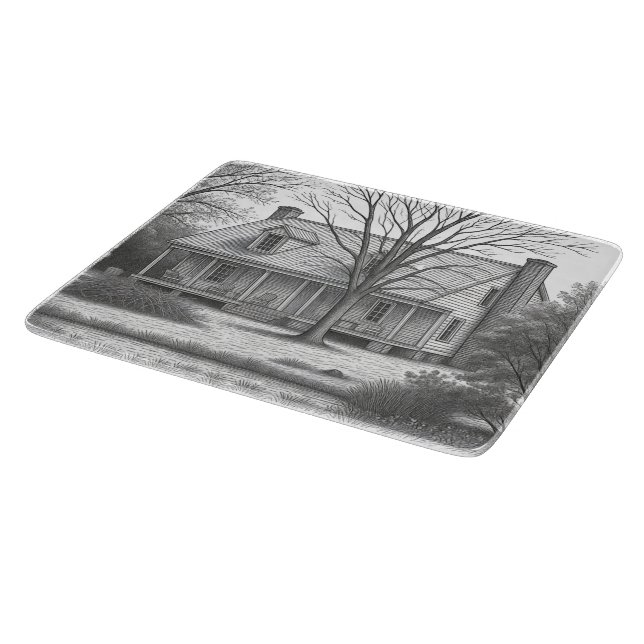 Tabla de cortar de vidrio personalizada (Borde)