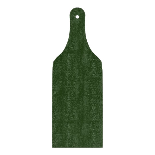 Tabla de cortar de vidrio verde bosque oscuro (Anverso)