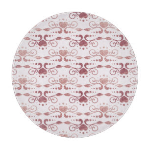 Tabla De Cortar Decoración Art Deco, tapicería vintage y elegante.