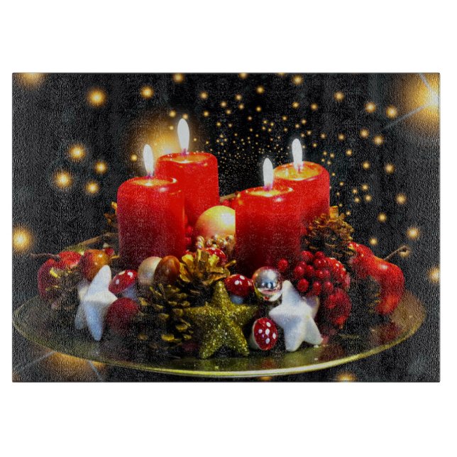 Tabla De Cortar Decoración de Velas Velas (Anverso)