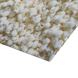 Tabla De Cortar Decoración fotográfica de popcorn festivo