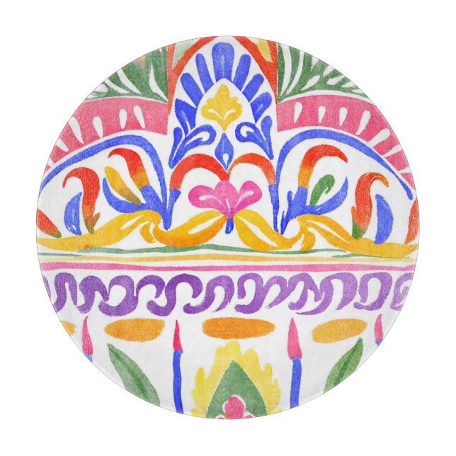 Tabla De Cortar decoración tradicional rumana (Anverso)