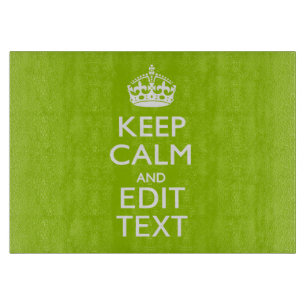 Tabla De Cortar Decoración Verde Android Mantener La Calma Y Tu Te