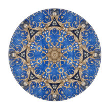 Tabla de cortar decorativa Blue Gold