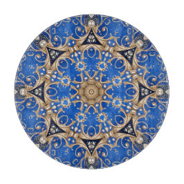 Tabla de cortar decorativa Blue Gold