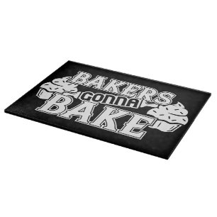 Tabla de cortar decorativa de vidrio (15" x 11")