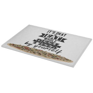 Tabla de cortar decorativa de vidrio (15" x 11")