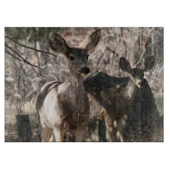 Tabla De Cortar Deer saludando (Anverso)