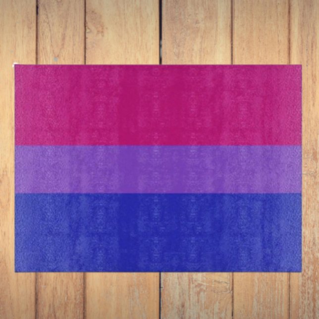 Tabla de cortar del Orgullo Bi (Subido por el creador)