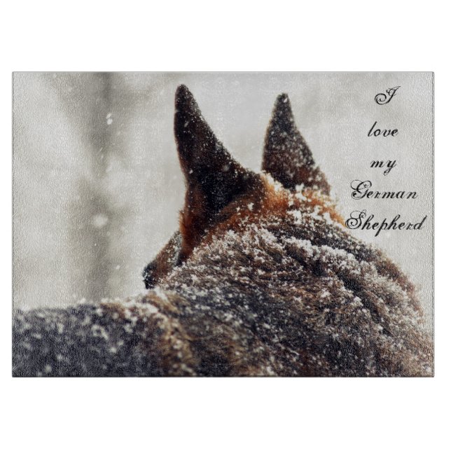 Tabla de cortar del pastor alemán (Anverso)