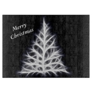 Tabla de cortar del tema del navidad