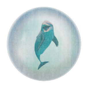 Tabla De Cortar Delfín feliz