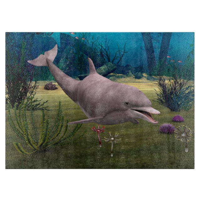 Tabla De Cortar Delfín sonriente (Anverso)