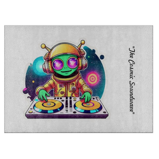 Tabla De Cortar "Delicia universal de Dancefloor" (Anverso)