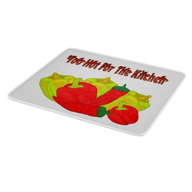 Tabla De Cortar ¡Demasiado caliente! (Borde)