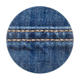 Tabla De Cortar Denim con título: textura de jeans cerrados.